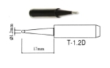 Grot lutowniczy śrubokręt płaski 1.2mm 900M T-1.2DHQ Black do stacji WEP AOYUE ZHAOXIN YIHUA PT