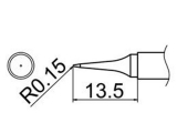 Grot uniwersalny stożek 0.15mm JV-TP26N do stacji iSolder-40  PT AOYUE T12