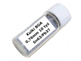 Kulki BGA 10000 szt 0,76 mm Sn63/Pb37 ołowiowe