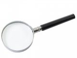 Lupa ręczna classic szkło powiększające 2,5x soczewka szklana 60mm