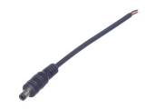 Wtyk męski złącze przewodu 15 cm DC 5,5 x 2,1