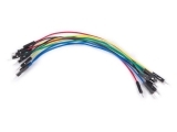 Zestaw przewodów połączeniowych AWG do płytek prototypowych - jednopinowe męsko-męskie -5,9" (15 cm) - 10 szt.