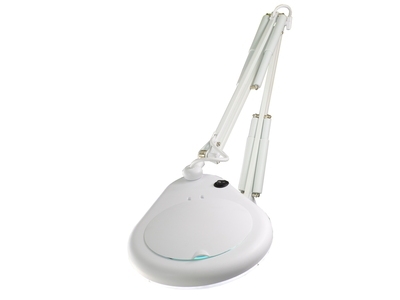 Lampa lupa z podświetleniem LED okrągła na podstawce ZD-129A LED x5