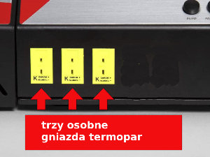RE-8500 gniazda do podłączeniatermopary